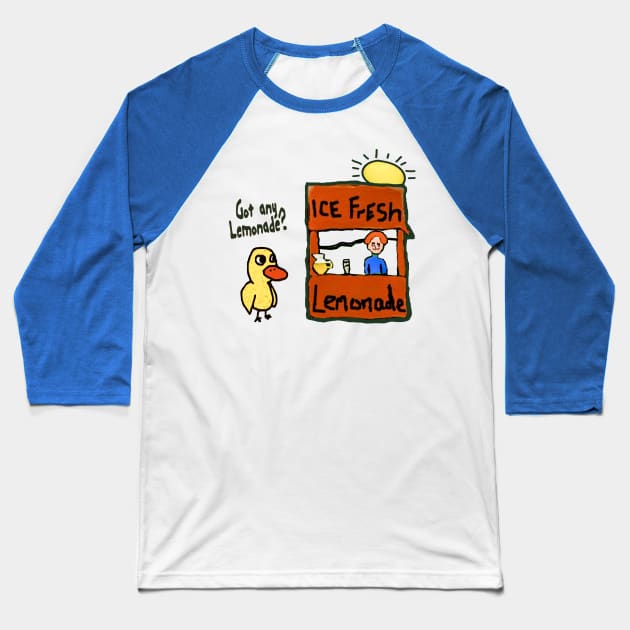 lemonade stand Baseball T-Shirt by world radio 50 podcast